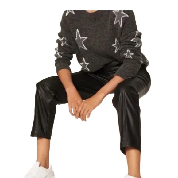 NWT Rails Black Jayden Faux Leather Cropped Pants Size M - Picture 6 of 11